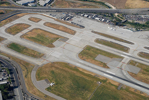 San Jose Airport - View From Above